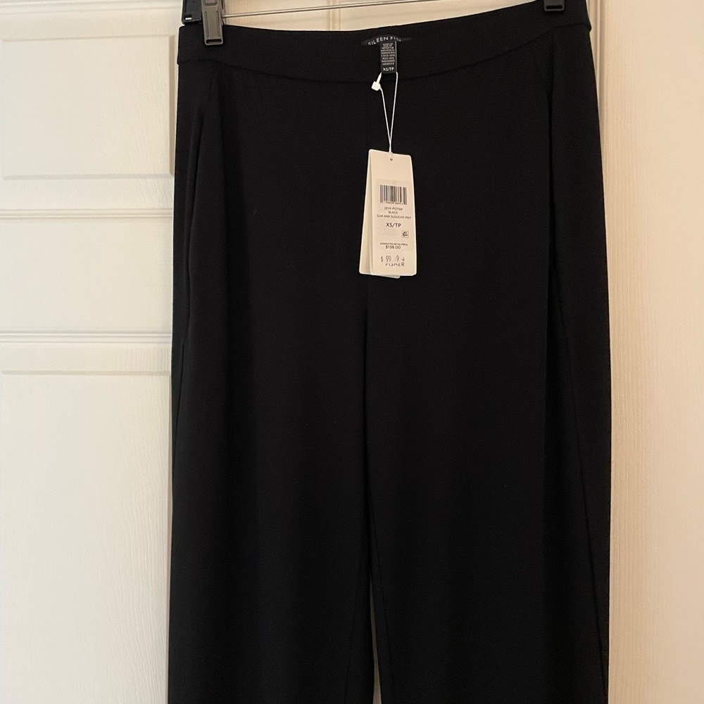 Eileen Fisher Black Slouchy Pants